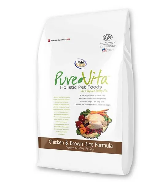 5 Lb Nutrisource Purevita  Chicken & Brown Rice Dog Food - Health/First Aid